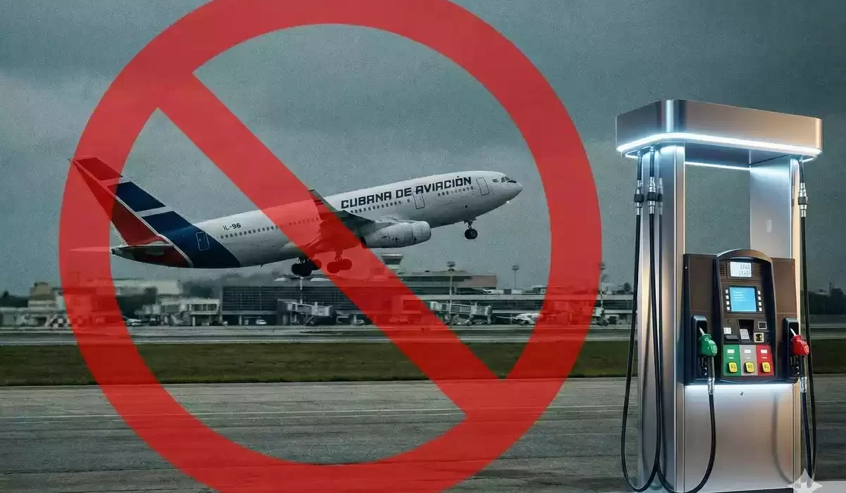Cuba avisa que se queda sin combustible de aviación