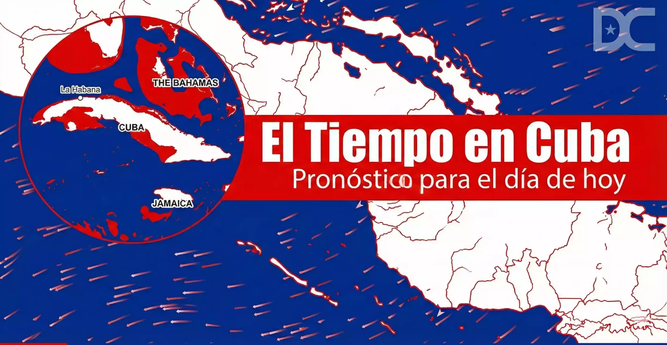 El tiempo en Cuba hoy